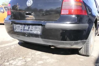 VW Golf 4 Limousine Stoßstange hinten Heckstoßstange Stoßfänger schwarz L041 - Bild 4