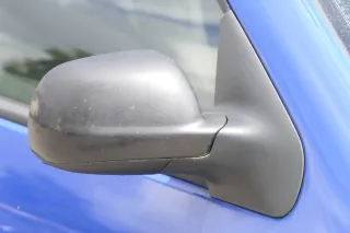 VW Golf 4 Bora manueller Spiegel vorne rechts Außenspiegel schwarz - Bild 1
