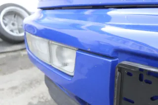 VW Golf 3 auch Cabrio Stoßstange vorne Stoßfänger vorn blau LW5Z lackiert - Bild 5