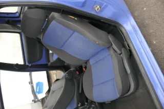 Seat Arosa Lupo Sitz vorne links Fahrersitz Höhenverstellung blau schwarz - Bild 5
