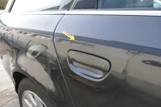 Audi A6 4B C5 Tür nur Türblatt hinten rechts schwarz LZ9W - Bild 7