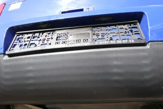 VW Lupo Stoßstange hinten Heckstoßstange Stoßfänger blau LW5Z - Bild 9