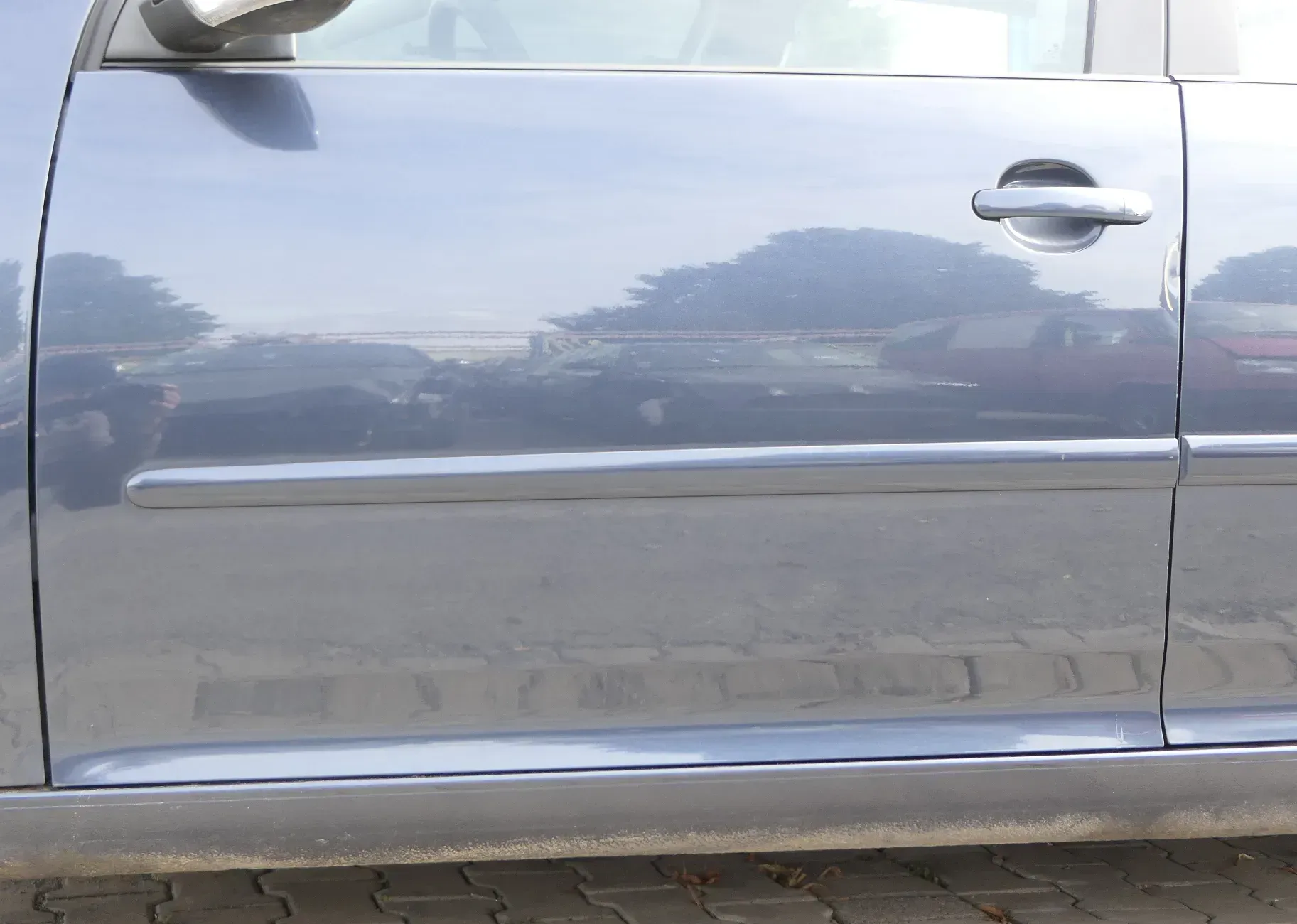 VW Golf 5 V 1K Tür vorne links Fahrertür 4/5-Türer blau grau LC5F TÜRBLATT - Bild 1