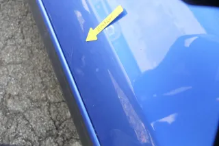 VW Polo 9N 9N3 Tür vorne links Fahrertür 4/5-Türer blau LA5M ohneAnbautei - Bild 6