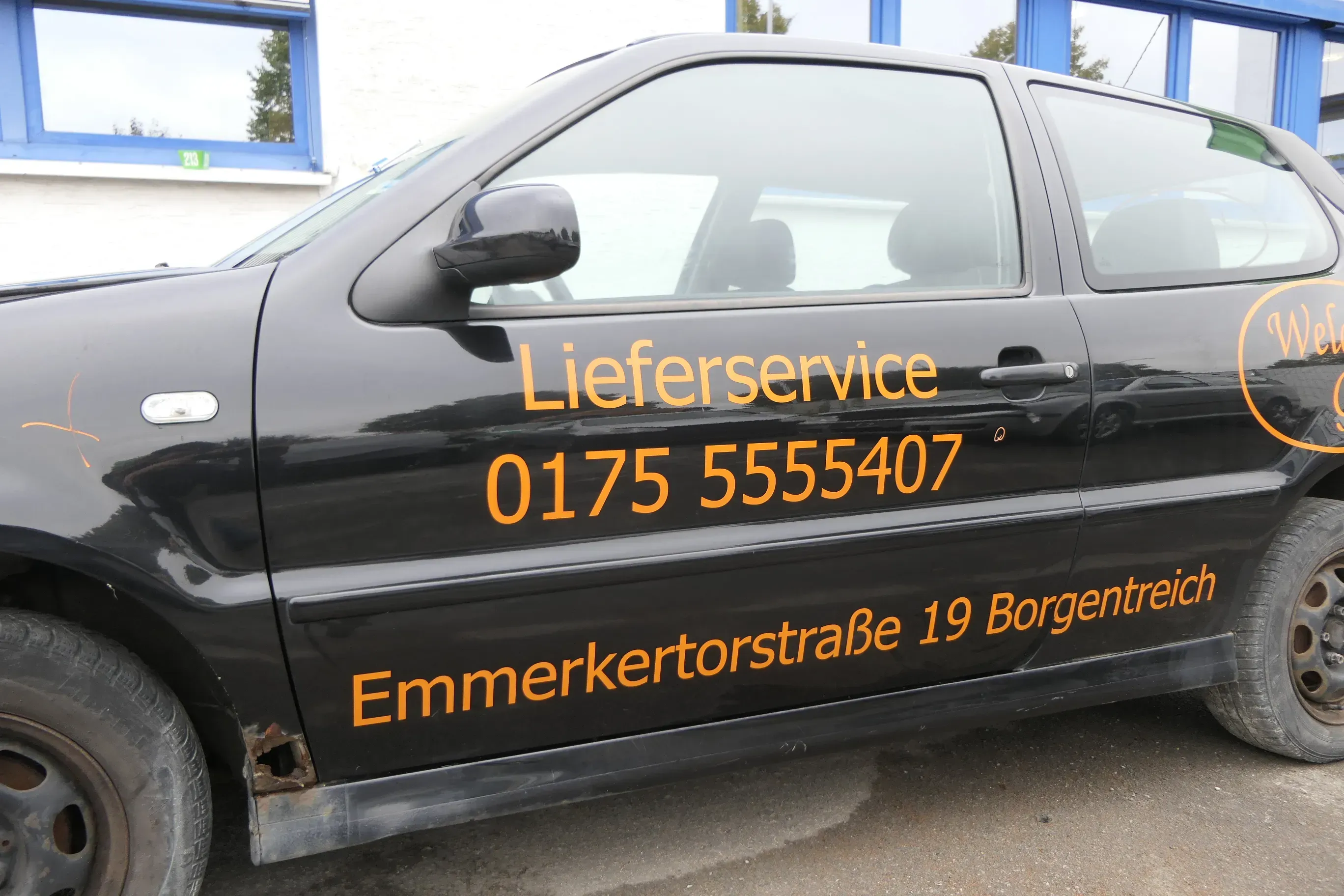 VW Polo 6N 6N2 Tür vorne links Fahrertür 2/3-Türer schwarz LC9Z blackmagic - Bild 1