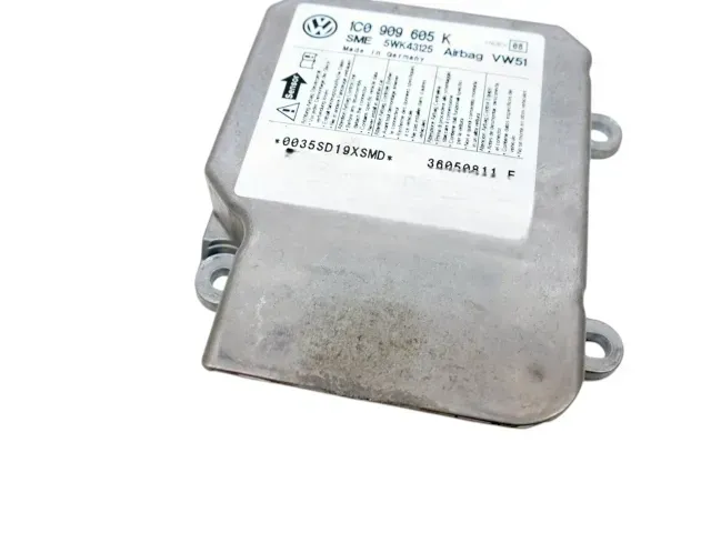 VW Polo 9N 9N3 Steuergerät Airbag Airbagsteuergerät 1C0909605K Index 08 Fabia - Bild 1