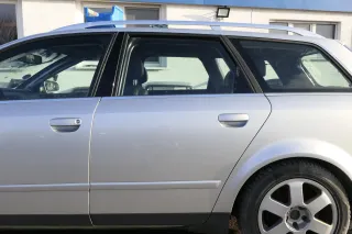 Audi A4 B6 8E Türblatt Tür hinten links silber grau LY7W Kombi Avant + Rahmen - Bild 1