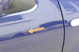 VW Polo 6N 6N2 Tür vorne rechts Beifahrertür 4/5-Türer blau LB5N ohneAnbauteile - Bild 3