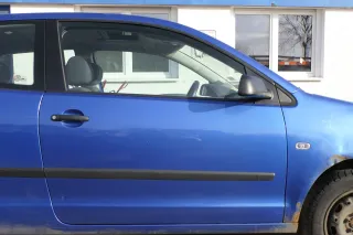 VW Polo 9N 9N3 Tür vorne rechts Beifahrertür 2/3-Türer blau LA5M ohneAnbauteile - Bild 1
