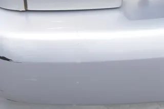 Polo 6N Stoßstange hinten NUR Oberteil der 2-geteilte Heckstoßstange silber LB7Z - Bild 3