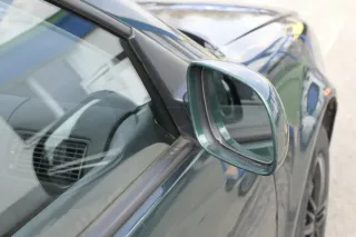VW Golf 4 Bora manueller Spiegel vorne rechts Außenspiegel grün LC6M Glas - Bild 2