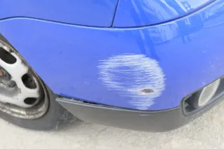 VW Lupo Stoßstange vorne Frontstoßstange Stoßfänger blau jazzblue LW5Z vorn - Bild 5