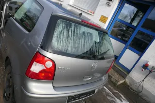 VW Polo 9N 9N3 Stoßstange Heckstoßstange hinten grau LD7W - Bild 5
