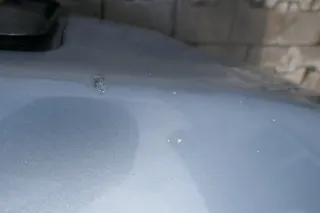Audi A4 8E B6 Kombi Avant Stoßstange vorne mit Spoiler blau LY7R - Bild 8