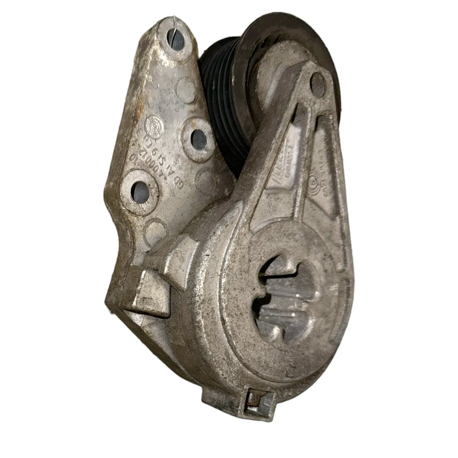 VW Golf 3 Passat 021145299C Spannrolle Umlenkrolle Riemenspanndämpfer - Bild 1