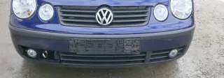 VW Polo 9N Stoßstange Frontstoßstange vorne blau LB5N - Bild 1
