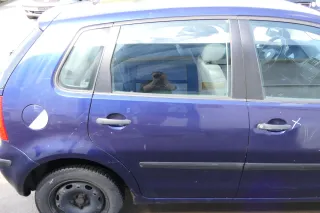 VW Polo 9N 9N3 Tür hinten rechts 4/5-Türer blau LB5N - ohne Anbauteile - Bild 1