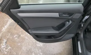 1x A4 8K B8 Türverkleidung Verkleidung Tür hinten links schwarz Stoff schwarz - Bild 1