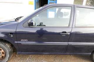 VW Polo 6N 6N2 Tür vorne links Fahrertür 4/5-Türer blau LC5H ohneAnbauteile - Bild 1