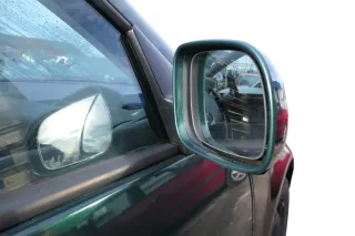 VW Golf 4 Bora manueller Spiegel vorne rechts Außenspiegel grün LC6M - Bild 4