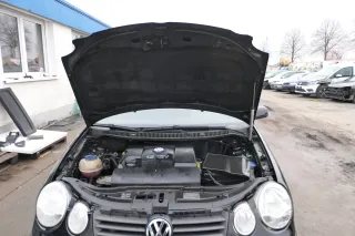 VW Polo 9N Motorhaube Klappe Haube vorne schwarz L041 uni bis ca. Bj. 2004 d - Bild 2
