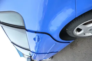 VW Polo 9N 9N3 Tür hinten links 4/5-Türer blau LA5F - ohne Anbauteile - Bild 5