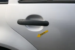 VW Golf 4 Bora Tür hinten rechts nur Kombi /Variant silber LA7W indigoblau ohnAn - Bild 6