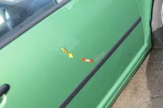 VW Golf 4 Bora Tür vorne rechts Beifahrertür 4/5-Türer+Kombi Variant grün LA6P - Bild 3