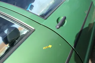 VW Golf 4 Limousine Tür hinten rechts grün LA6P (KEINkombi) - Bild 4