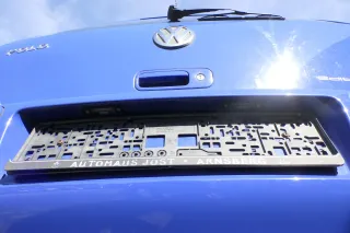 VW Polo 6N2 Stoßstange hinten Heckstoßstange Stoßfänger blau LA5C surf - Bild 3