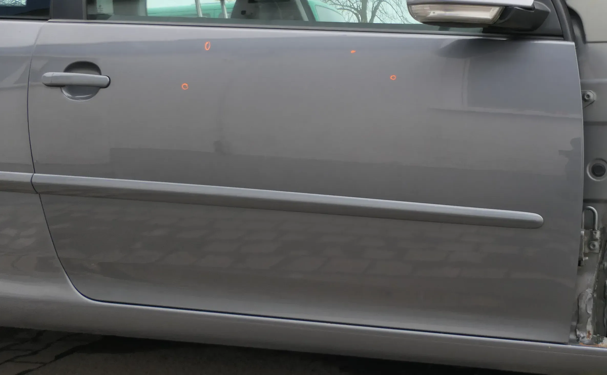 VW Golf 5 V 1K Tür Türblatt vorne rechts Beifahrertür 2/3-Türer grau LA7T - Bild 1