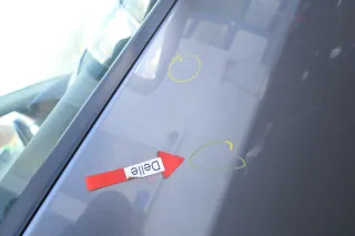 VW Touran 1T3 1T Tür vorne rechts Beifahrertür grau LD7X ohne Anbauteile - Bild 3