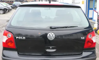 VW Polo 9N3 9N Heckklappe Kofferraumklappe Klappe schwarz L041 - Scheibe ohne - Bild 1