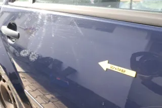 VW Golf 4 Bora Tür hinten rechts nur Kombi /Variant blau LA5G ohne Anbauteile - Bild 4