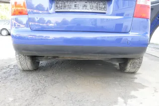 VW Touran 1T Stoßstange hinten Heckstoßstange Stoßfänger blau LL5M - Bild 1
