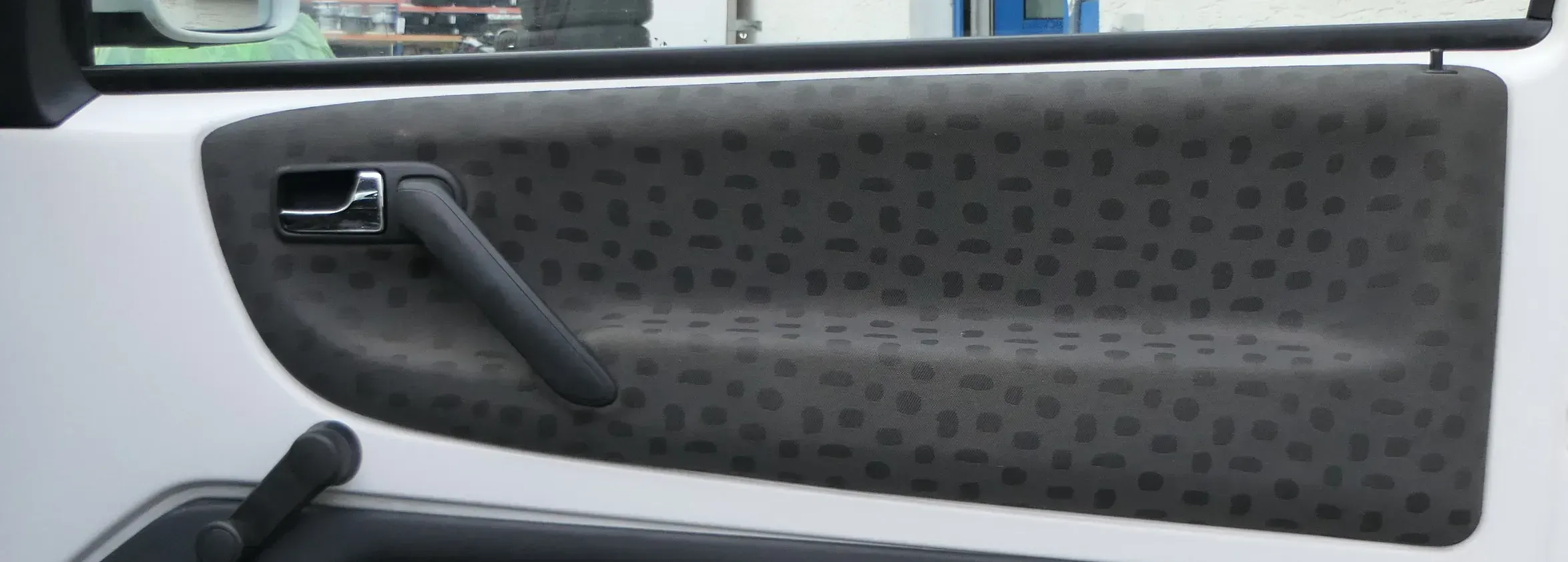 VW Lupo Arosa Türverkleidung Verkleidung Tür vorne rechts oben off-black - Bild 1