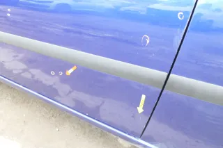 Seat Ibiza 6L Tür Fahrertür 2/3-Türer vorne links blau LS5S - Bild 6