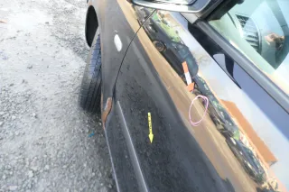 VW Polo 9N 9N3 Tür vorne links Fahrertür 2/3-Türer schwarz L041 ohneAnbautei - Bild 3