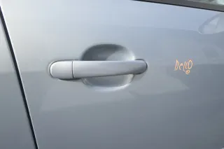 Audi A2 8Z Tür nur das Türblatt vorne rechts blau LY7R - ohne Anbauteile -kobalt - Bild 2