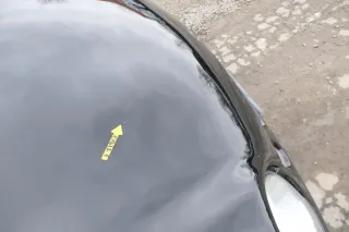VW Lupo Motorhaube Klappe Frontklappe Haube vorne schwarz L041 - Bild 4