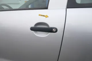 VW Fox 5Z Tür vorne links Fahrertür silber LA7W - Bild 6