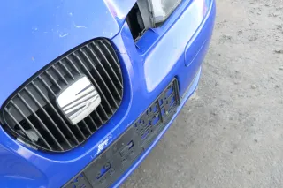 Seat Ibiza 6L Stoßstange Frontstoßstange vorne blau LS5G bis caAnfang2006 - Bild 5