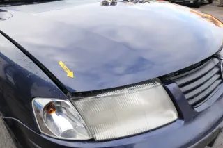 VW Passat 3B Motorhaube Klappe vorne vorn Haube blau LB5N - Bild 4