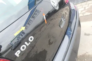 VW Polo 9N3 9N Heckklappe Kofferraumklappe Klappe schwarz LC9Z - Scheibe ohne - Bild 4