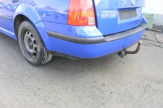 VW Golf 4 Kombi Avant Stoßstange hinten Heckstoßstange Stoßfänger blau LW5Z - Bild 5