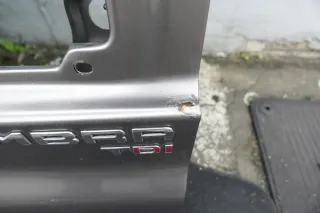 VW Sharan 7M Heckklappe Scheibe Klappe hinten ab Bj.2000 grau LS7U - Bild 7