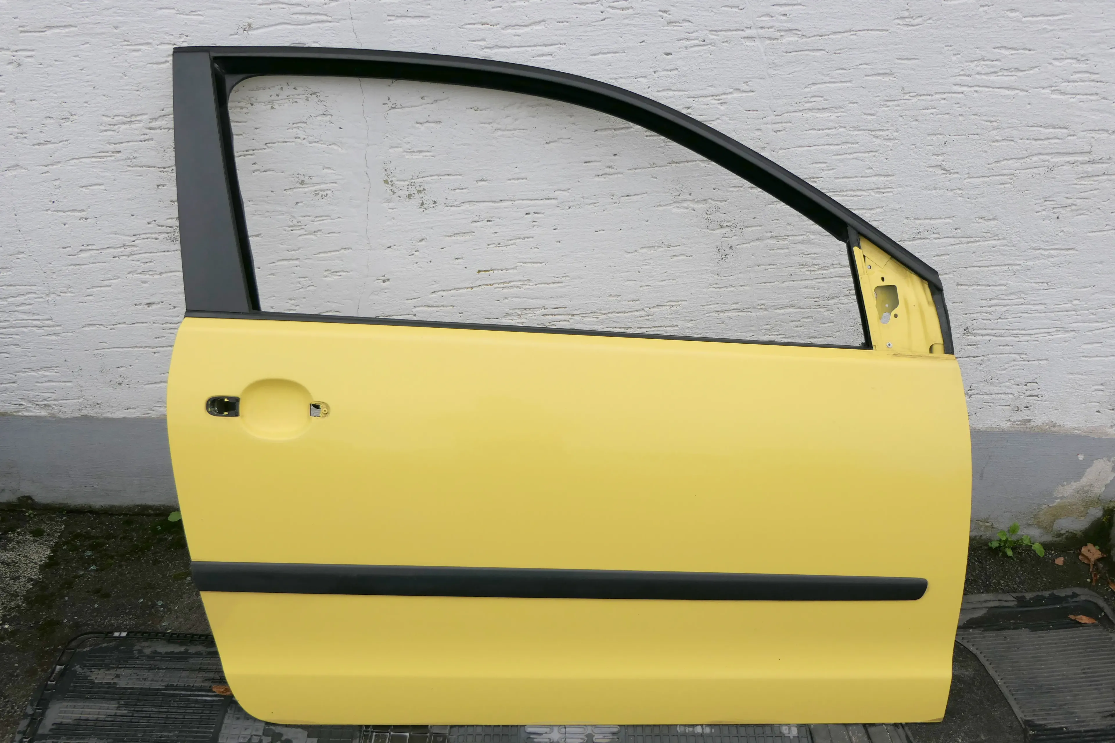 VW Polo 9N 9N3 Tür vorne rechts Beifahrertür gelb LD1B 2/3-Türer - Bild 1