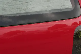 VW Lupo 6X Heckklappe hinten Klappe Kofferraumklappe mit Scheibe rot LP3G - Bild 2