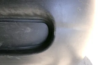 VW T4 kurze Version Stoßstange Frontstoßstange vorne schwarz AC-0 7D0807221 - Bild 7
