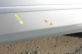 Audi A4 B6 8E nur Türblatt vorne rechts Beifahrertür grau LY7Q Kombi+Limo Tür - Bild 3